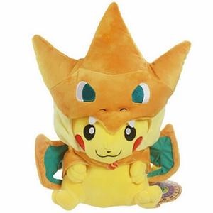 Pokemon Peluche Pikachu Disfraz Mega Charizard Y