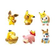 Gashapon Fan of Pikachu & Eevee Set 6 pcs.