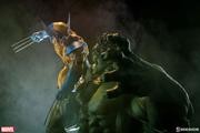 Sideshow Maquette - Hulk and Wolverine Preventa