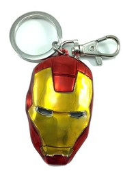 LLAVERO METAL IRON MAN HEAD(RED)