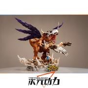 Dimension Power Studio Digimon Adventure - Metal Greymon (Resin Statue)