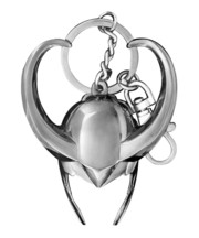 LLAVERO METAL HELMET LOKI